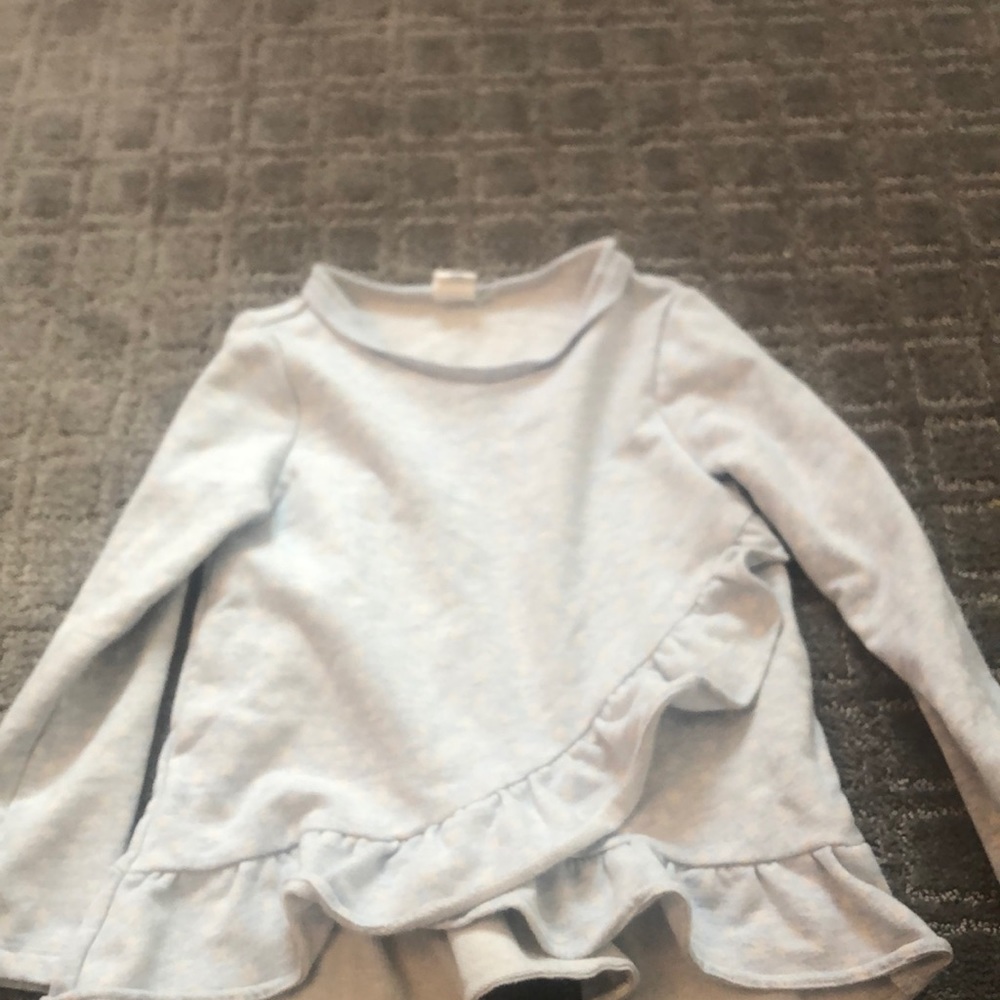 Gap ruffled star sweatshirt